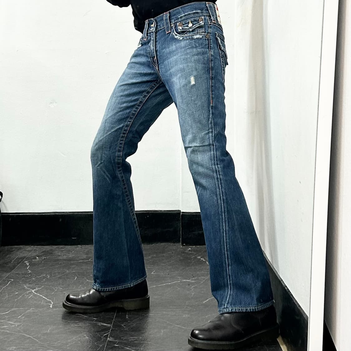 트루릴리전 월드투어 부츠컷 데님 팬츠 상품이미지3