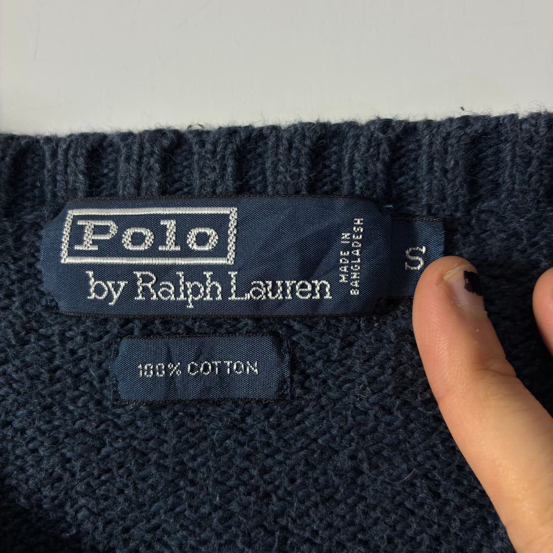 Polo 폴로 랄프로렌 다크소라 코튼 라운드 니트 상품이미지5