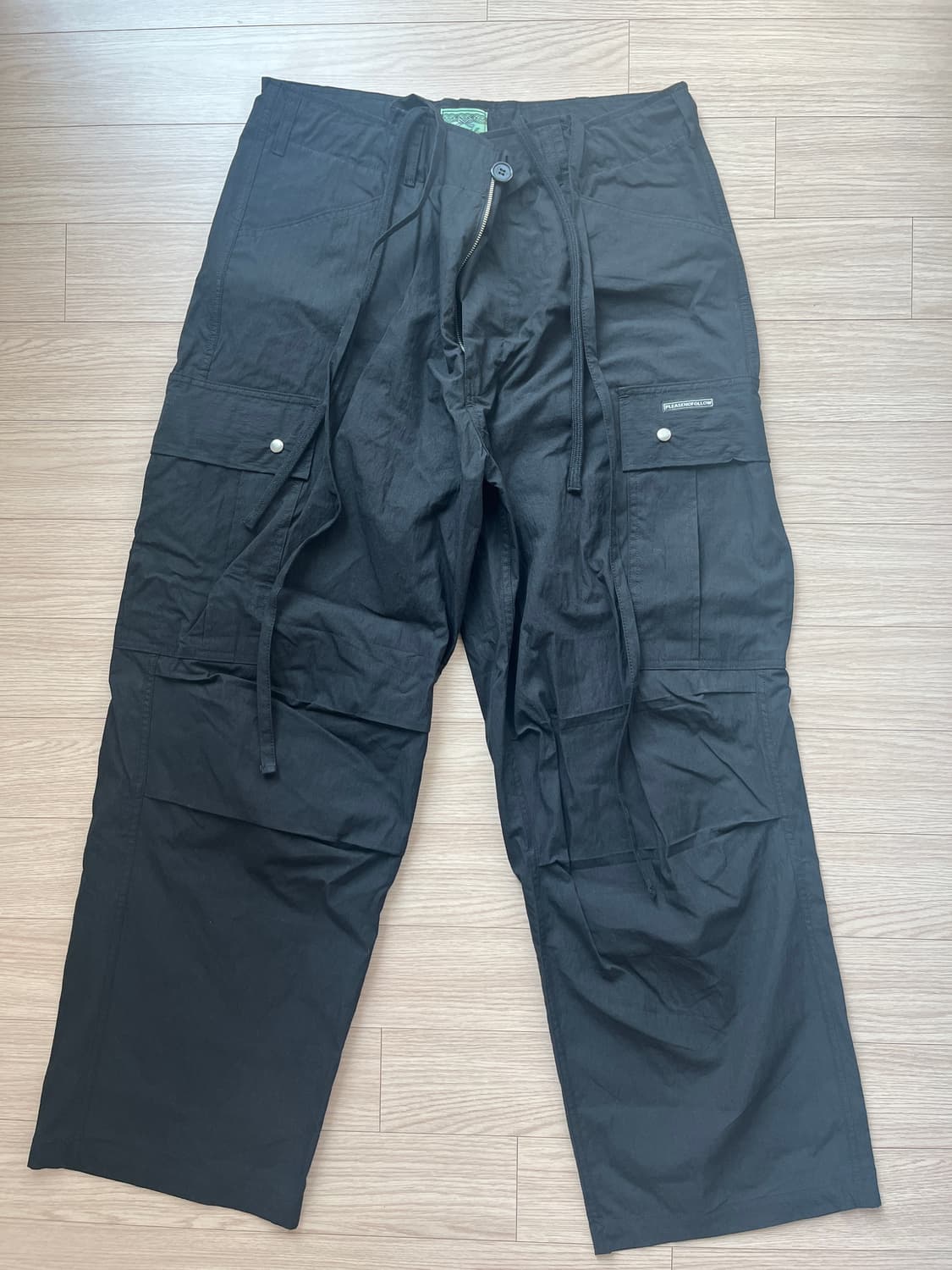 플리즈노팔로우 루미 카고 팬츠 black 상품이미지1