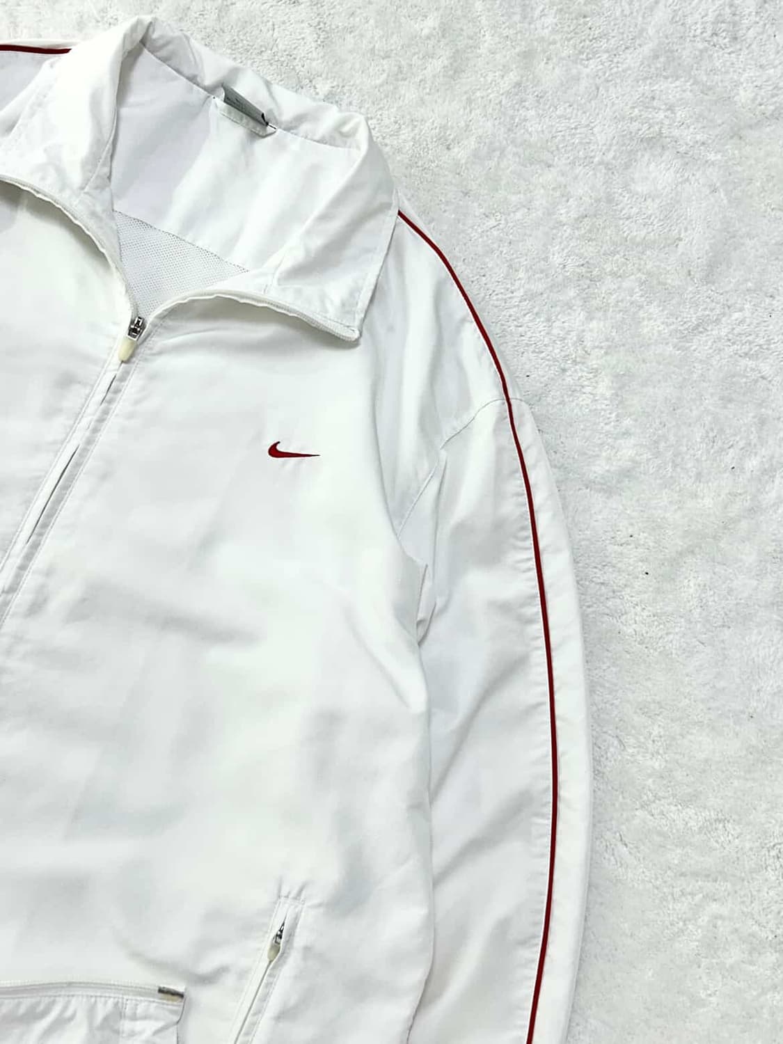 나이키 스우시 화이트 투웨이 바람막이 상품이미지7