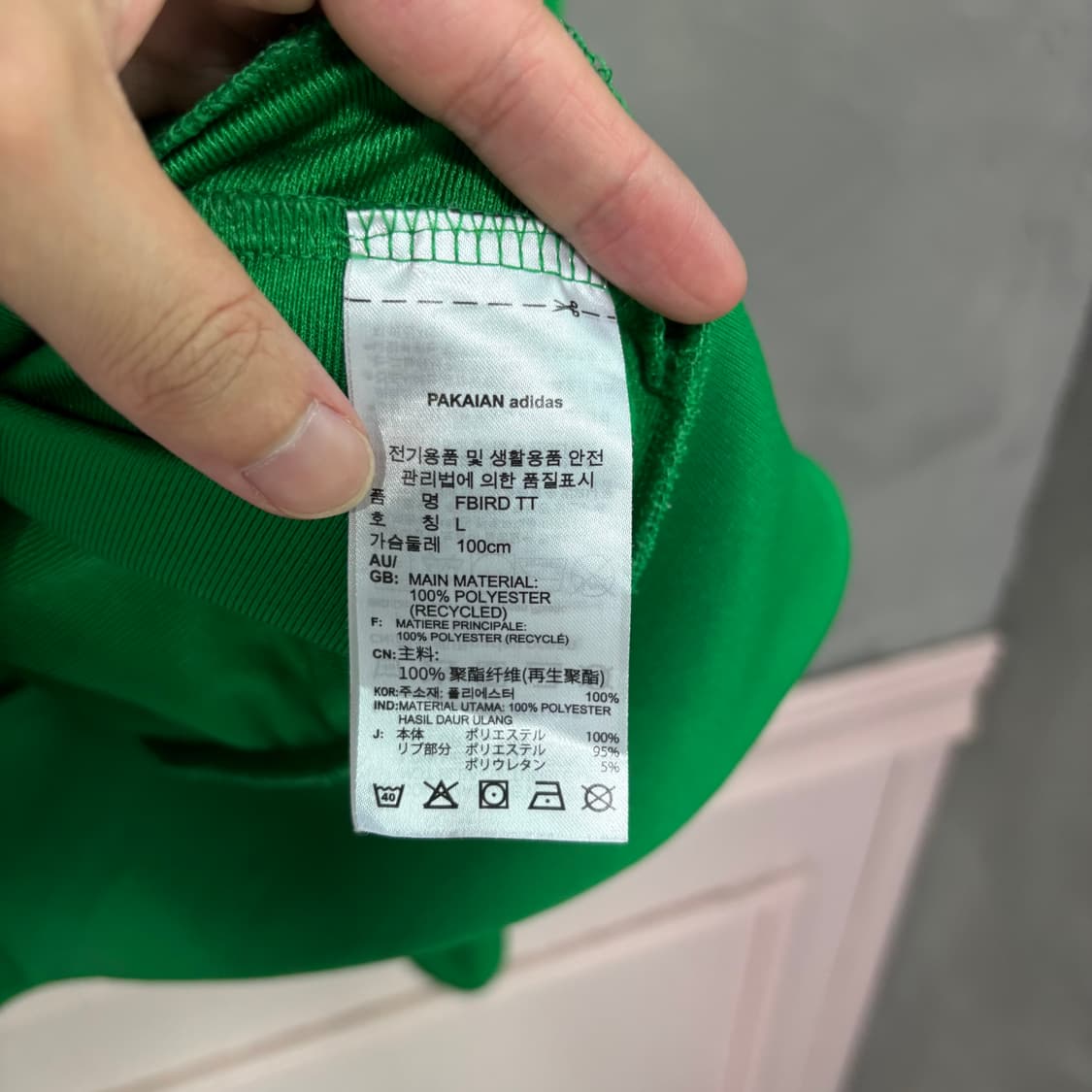 아디다스 신형 파이어버드 져지 트랙탑 그린 상품이미지3