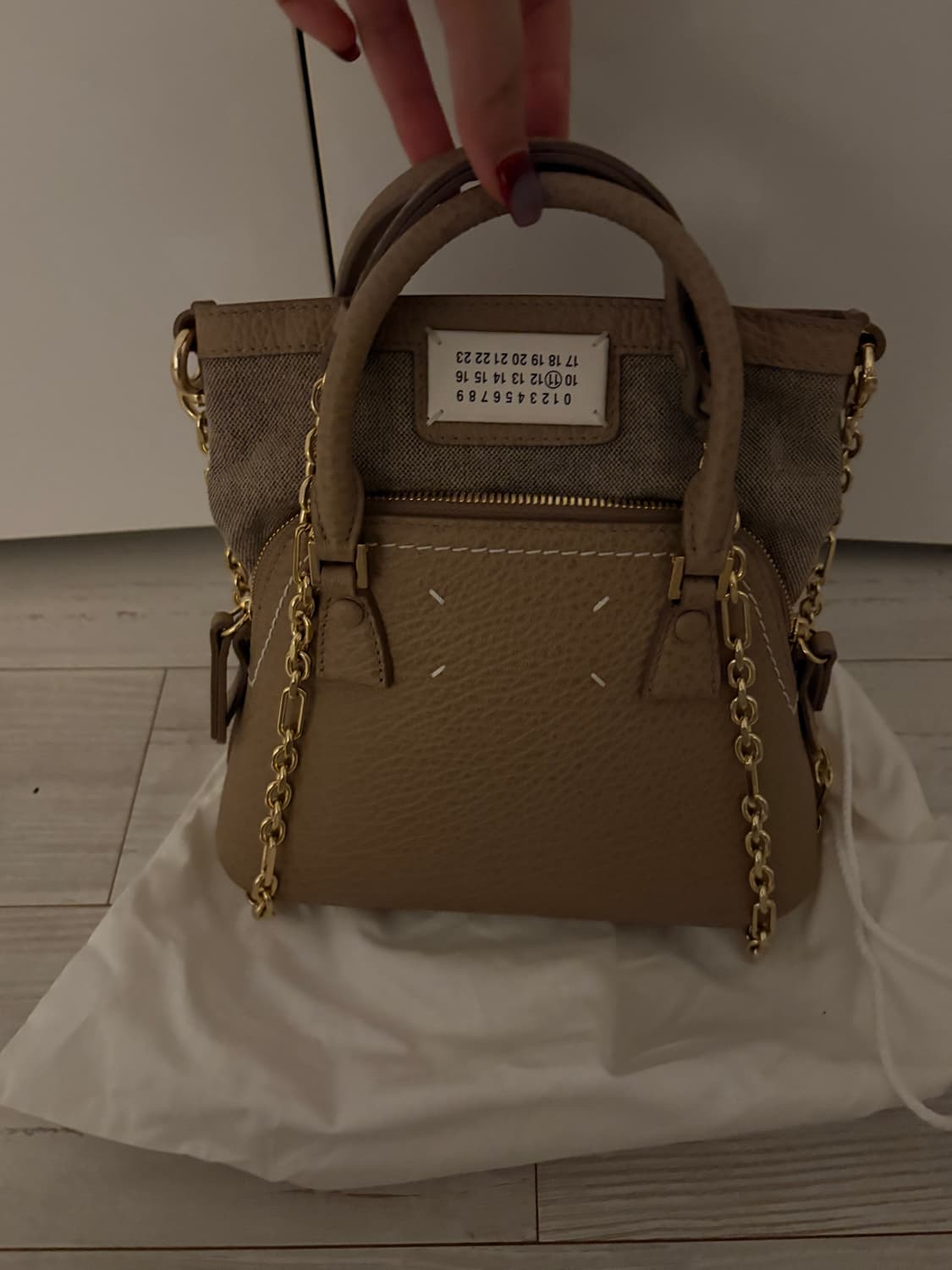 메종 마르지엘라 5ac 스몰 베이지 컨디션 최상 상품이미지1