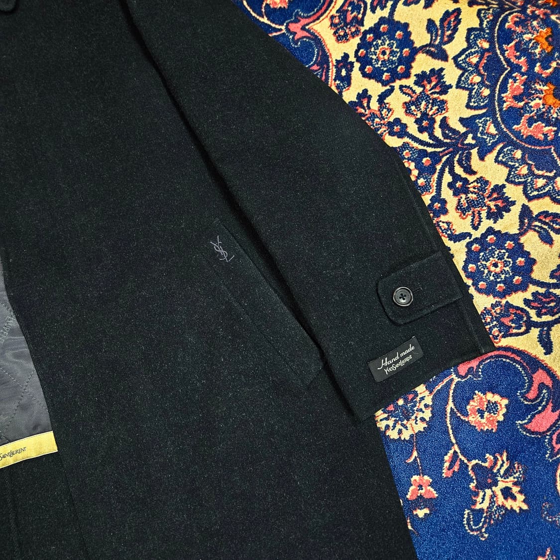 입생로랑(Y.S.L) 울 캐시미어 혼방 발마칸 코튼(내피 탈부착O) 상품이미지3