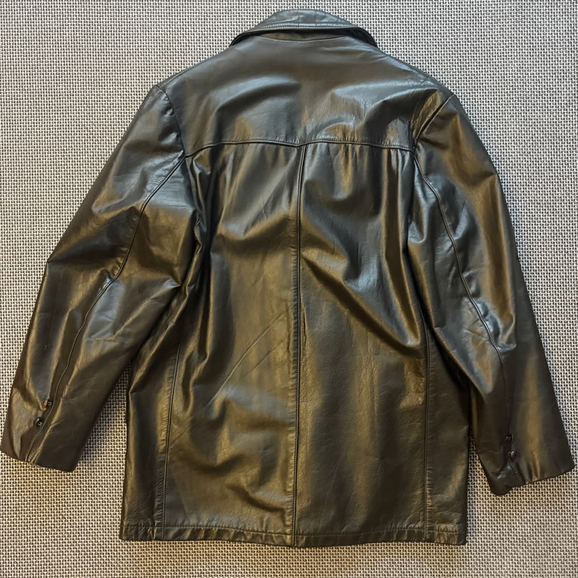 60’s sears 레더 카코트 made in u.s.a 상품이미지3