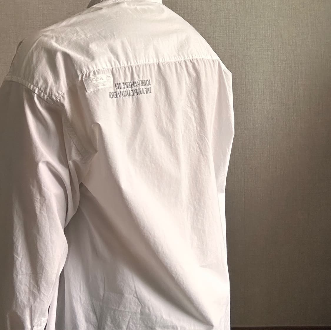  Aape Patch Logo White Overshirt 상품이미지5