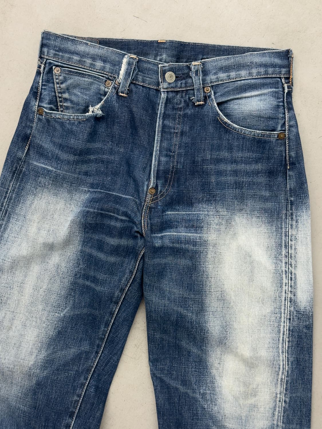 리바이스 빈티지 클로딩 37501 셀비지 데님 팬츠 상품이미지2