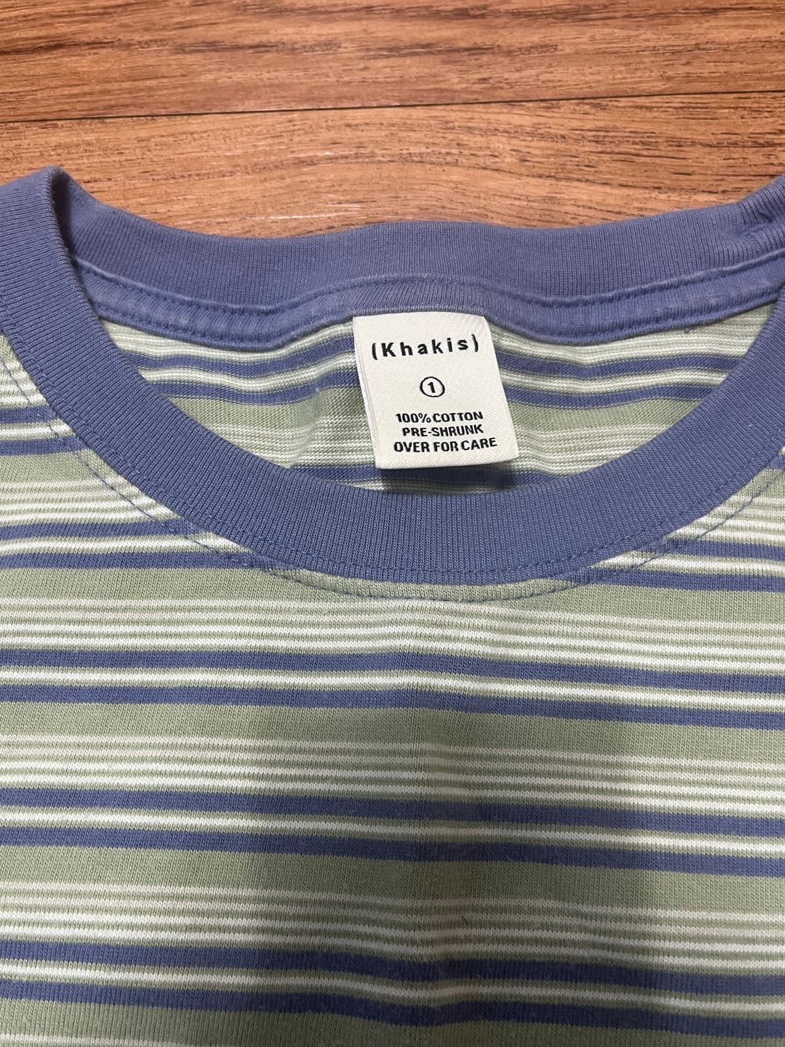 카키스 보더티 1 사이즈 상품이미지2