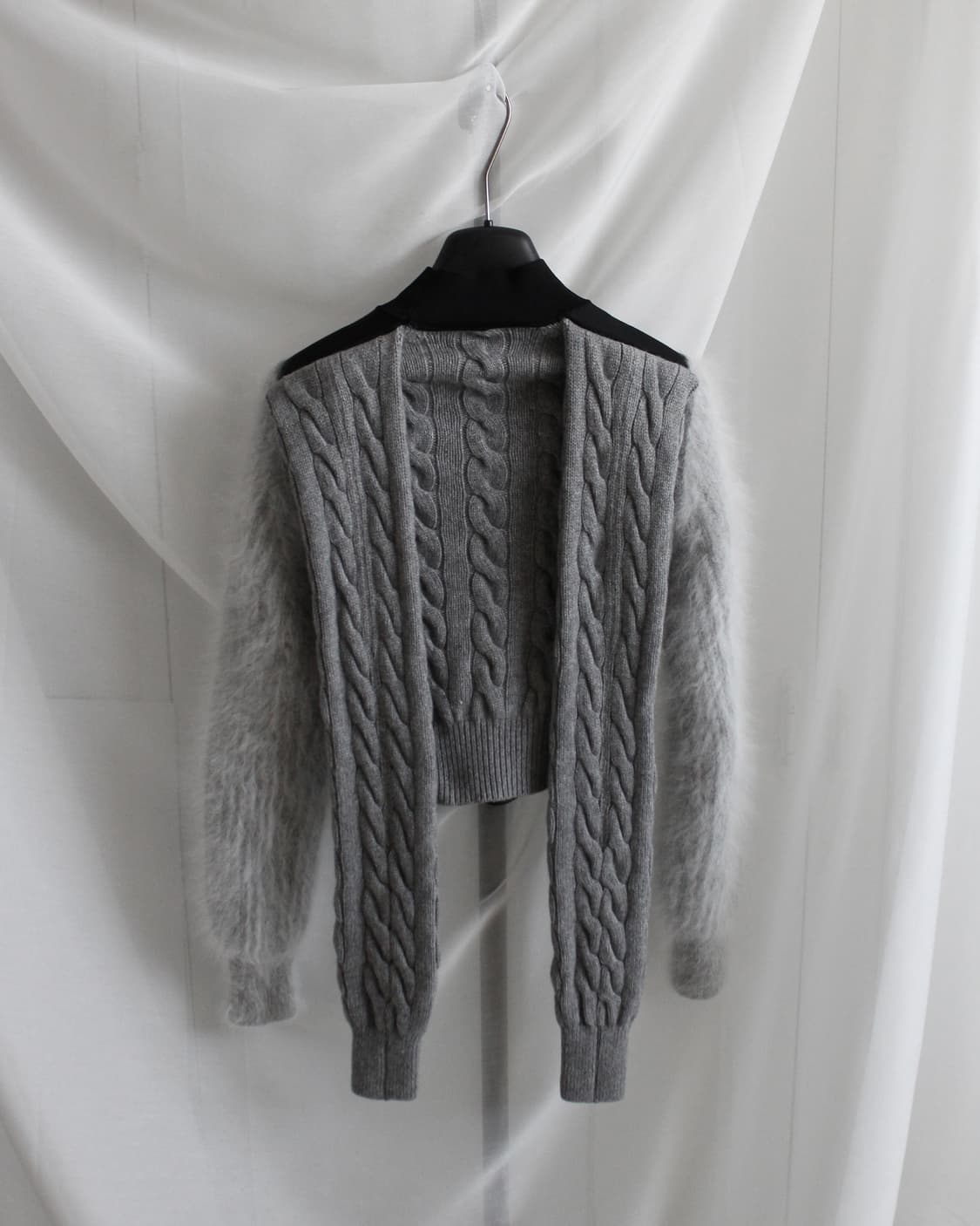 페이크 슬리브 니트 상품이미지4