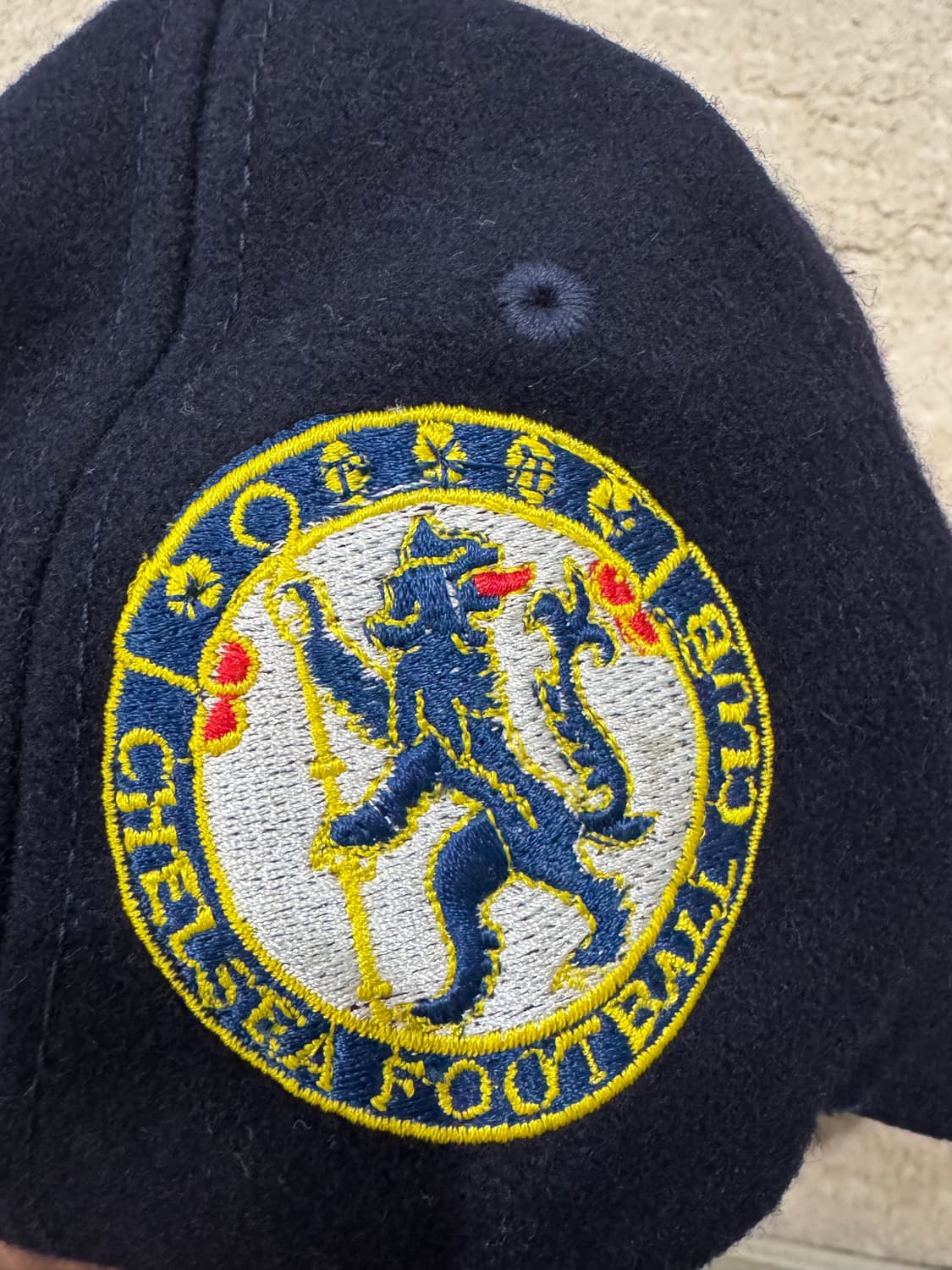 빈티지 울 블렌드 첼시 FC 어저스터블 데드햇 상품이미지5