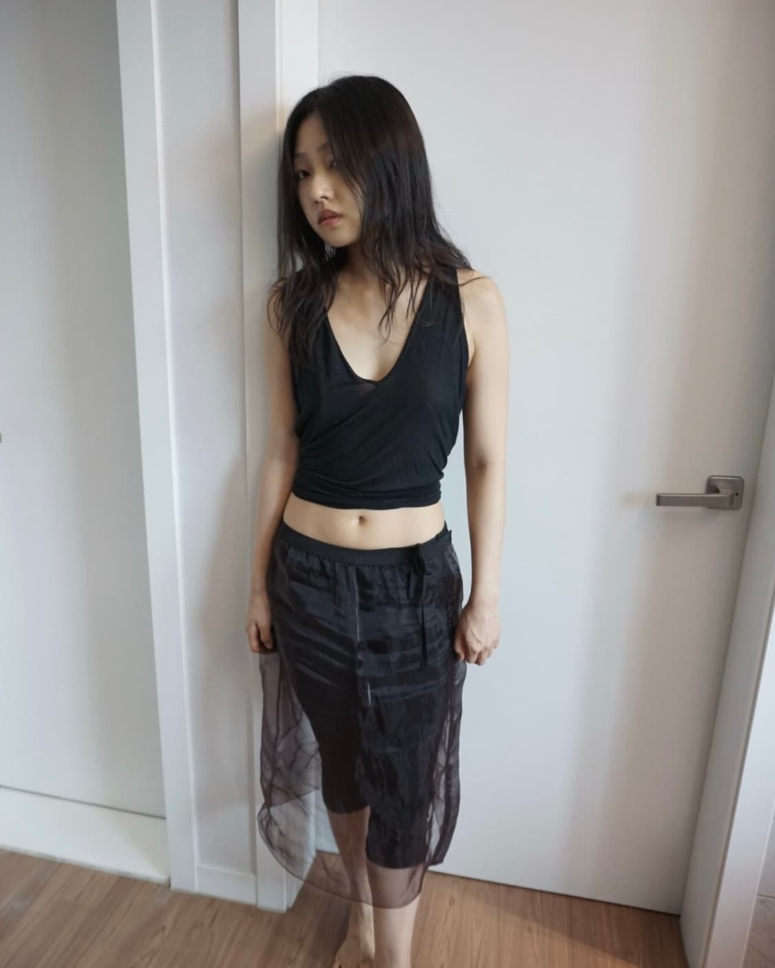 Undercover sheer skirt 상품이미지4