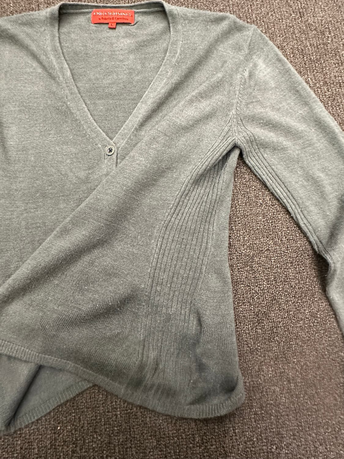 L)Roberta di Camerino vintage 여성 브이넥 가디건 상품이미지6