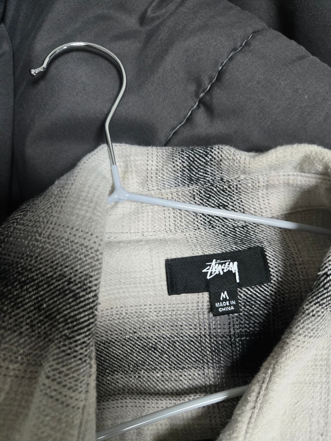 스투시 블랙 화이트 체크셔츠 상품이미지3