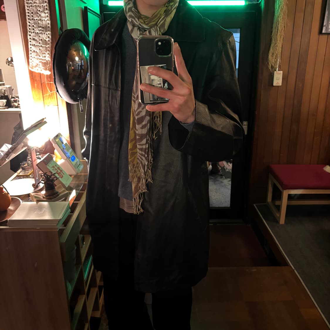 vtg lambskin carcoat 상품이미지1