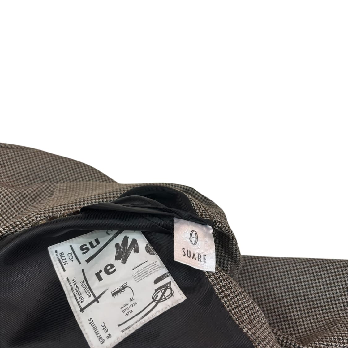 수아레 하운드투스 체크 블레이저 상품이미지5