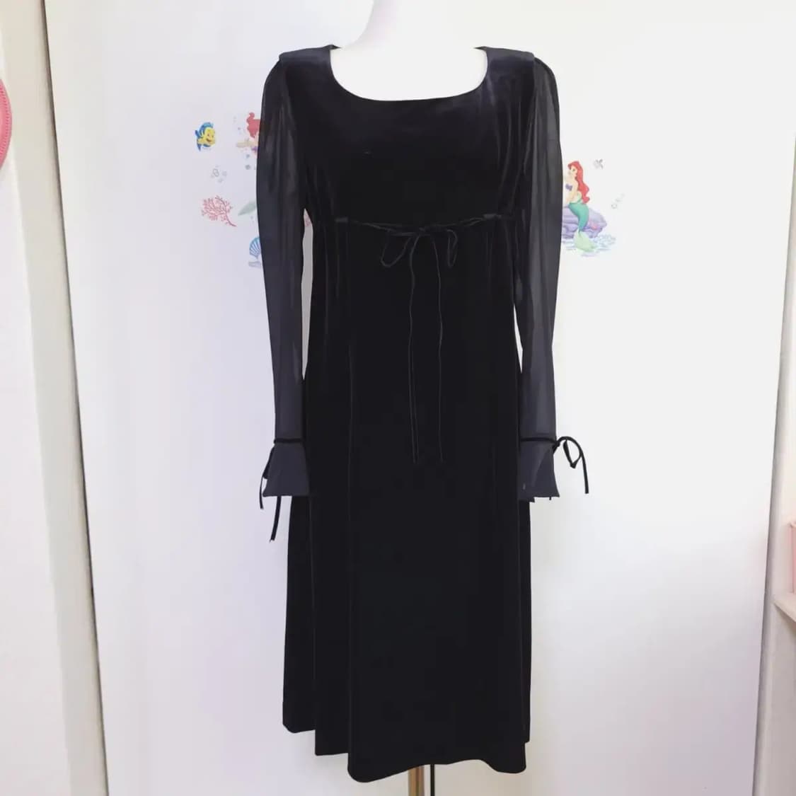 프란체스카 블랙 벨벳원피스 상품이미지3