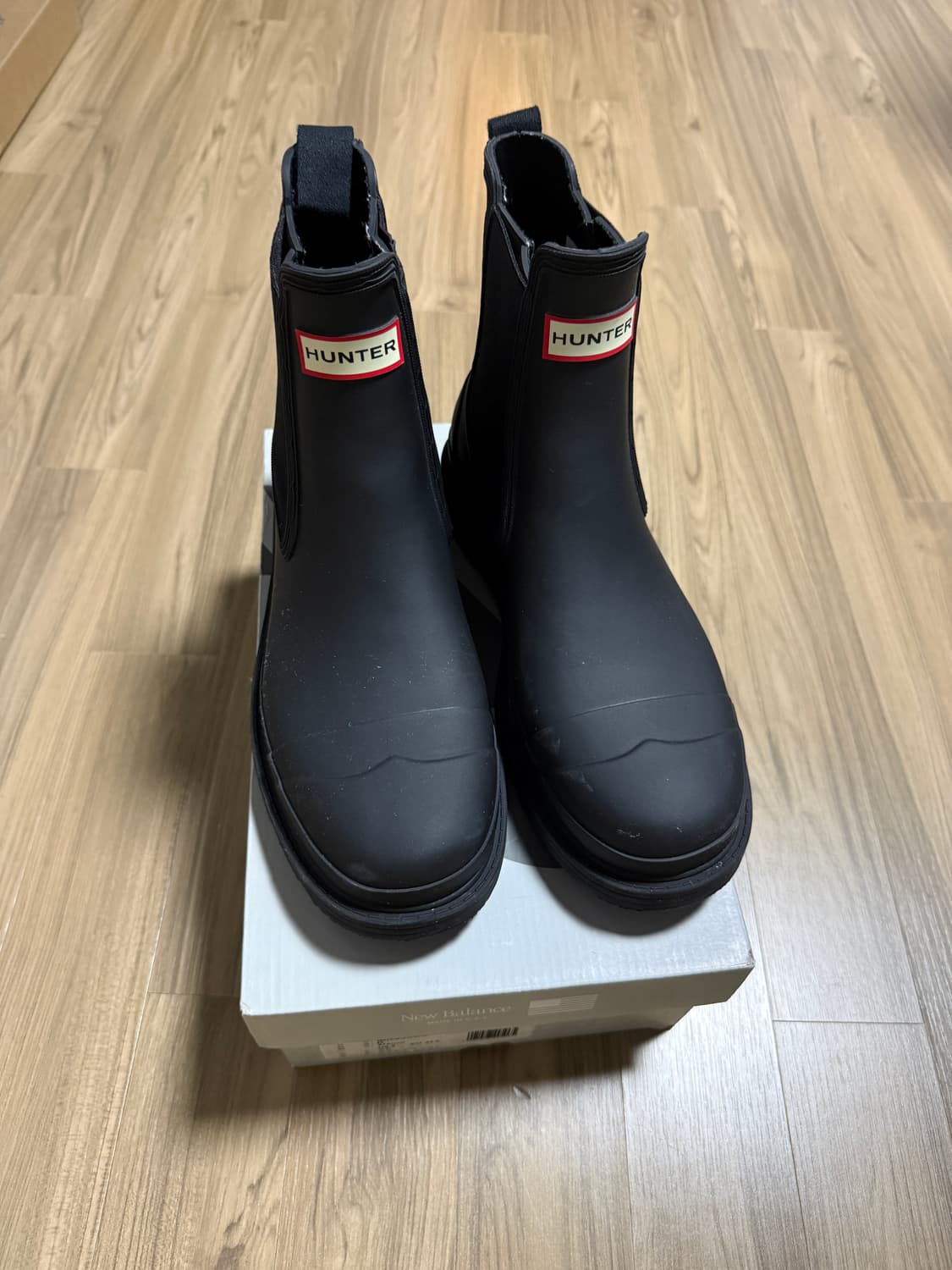헌터 코만도 첼시 레인부츠 블랙 팝니다 상품이미지1