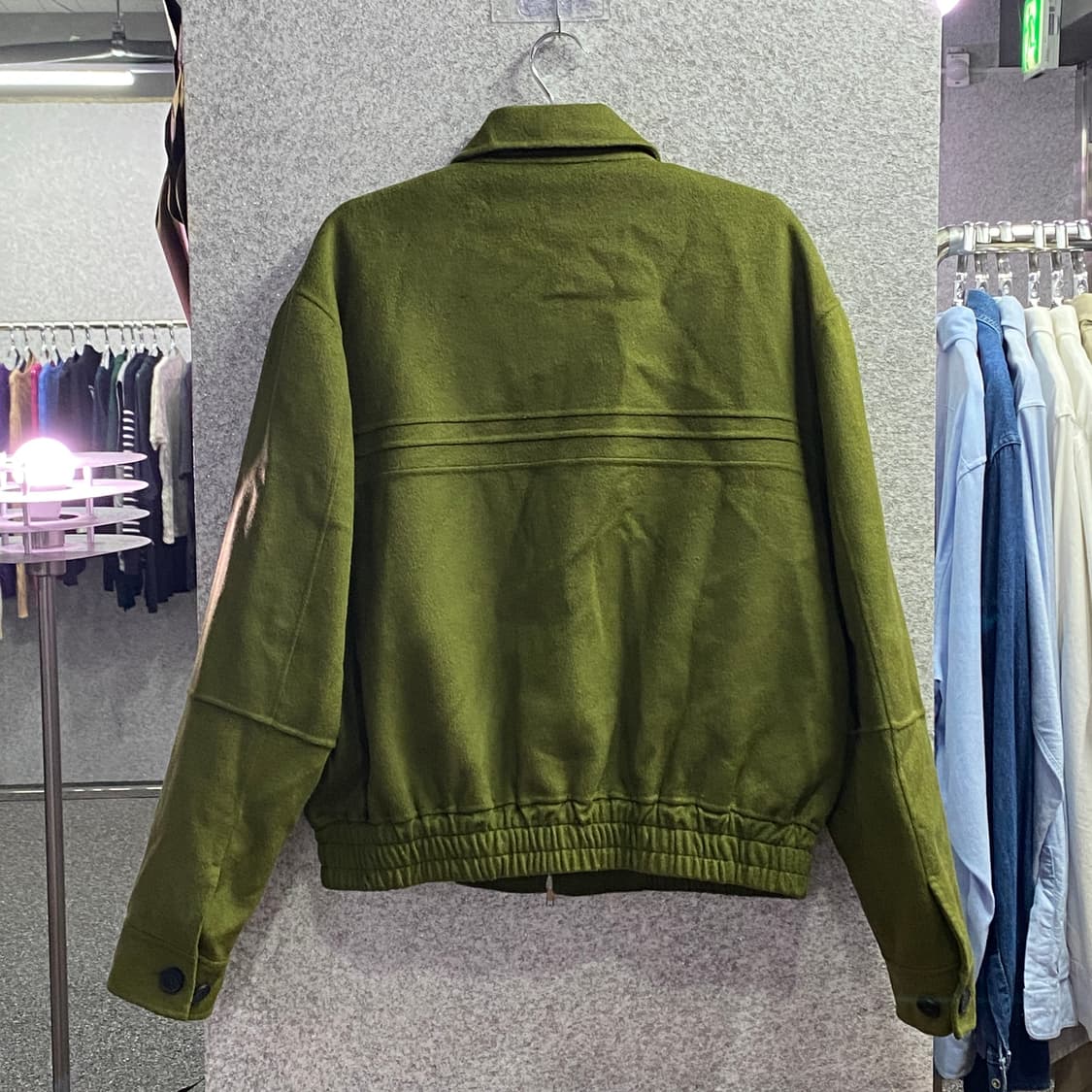 슬리브 라인 메이드 그린 자켓 B2550 상품이미지4