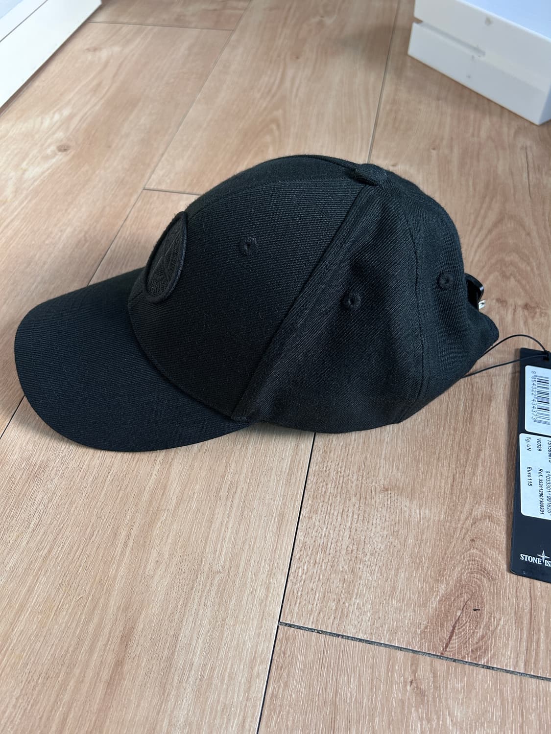 스톤 아일랜드 99675 6-패널 캡 블랙 상품이미지3