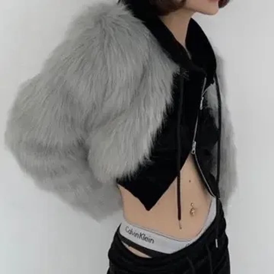 오도어 제시 퍼자켓 그레이 상품이미지2