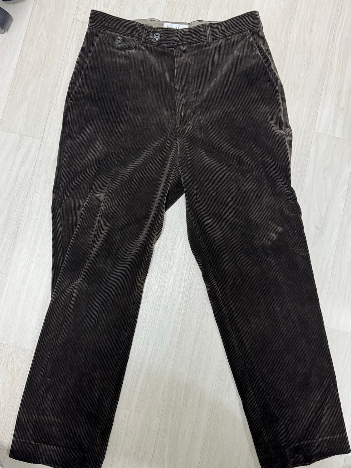 [M] 엔즈앤드민즈 그랜파 코듀로이 차콜 상품이미지1