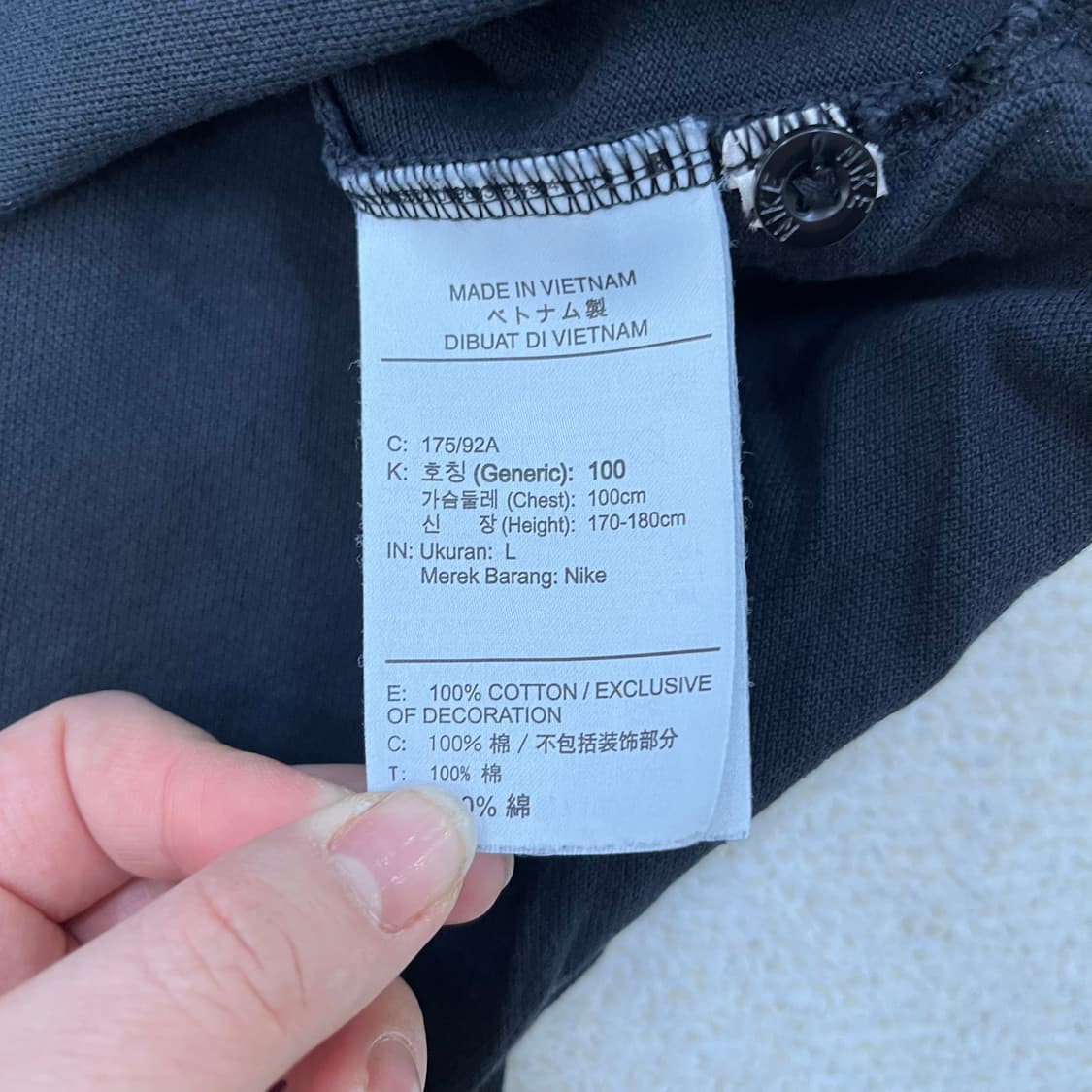 L 나이키 스우시 반팔 카라 티셔츠 0304M 상품이미지3