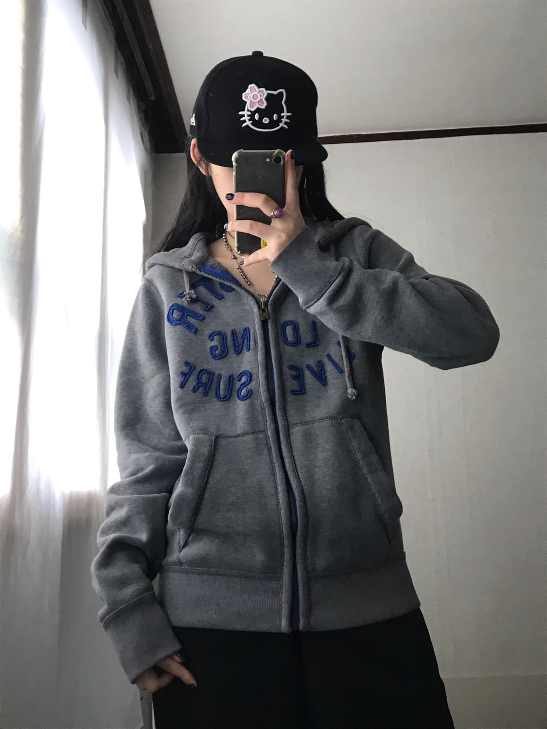 홀리스터 그레이 후드집업 상품이미지6