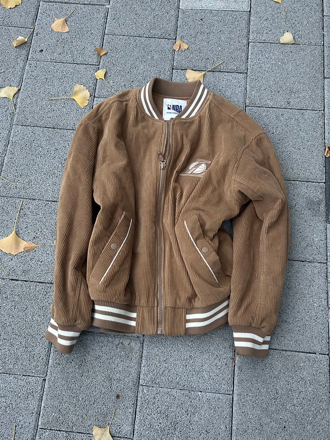 *rare* VTG NBA 코듀로이 배이지 올드스쿨 자켓 상품이미지1