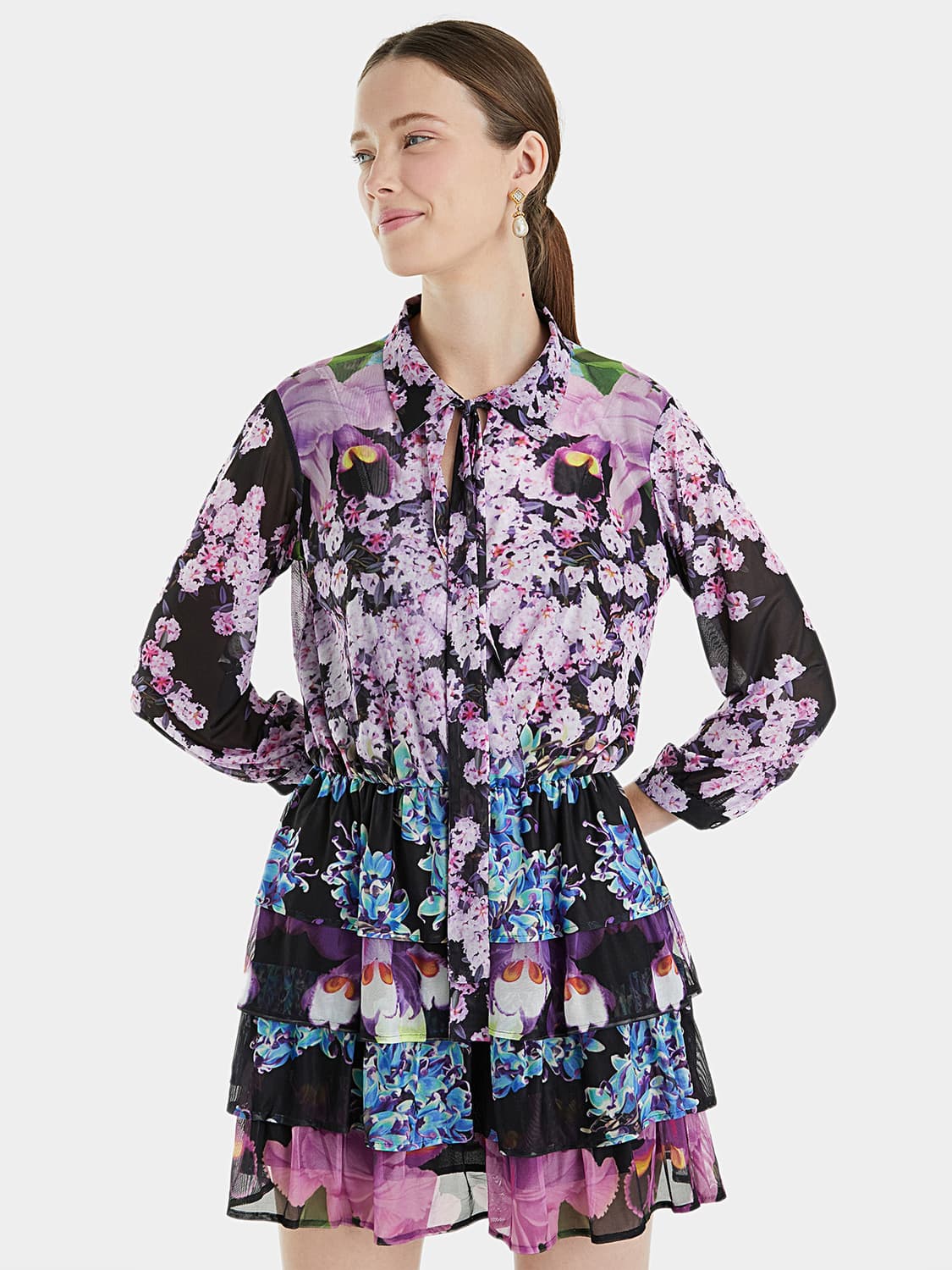 Desigual tie neck dresses  상품이미지8