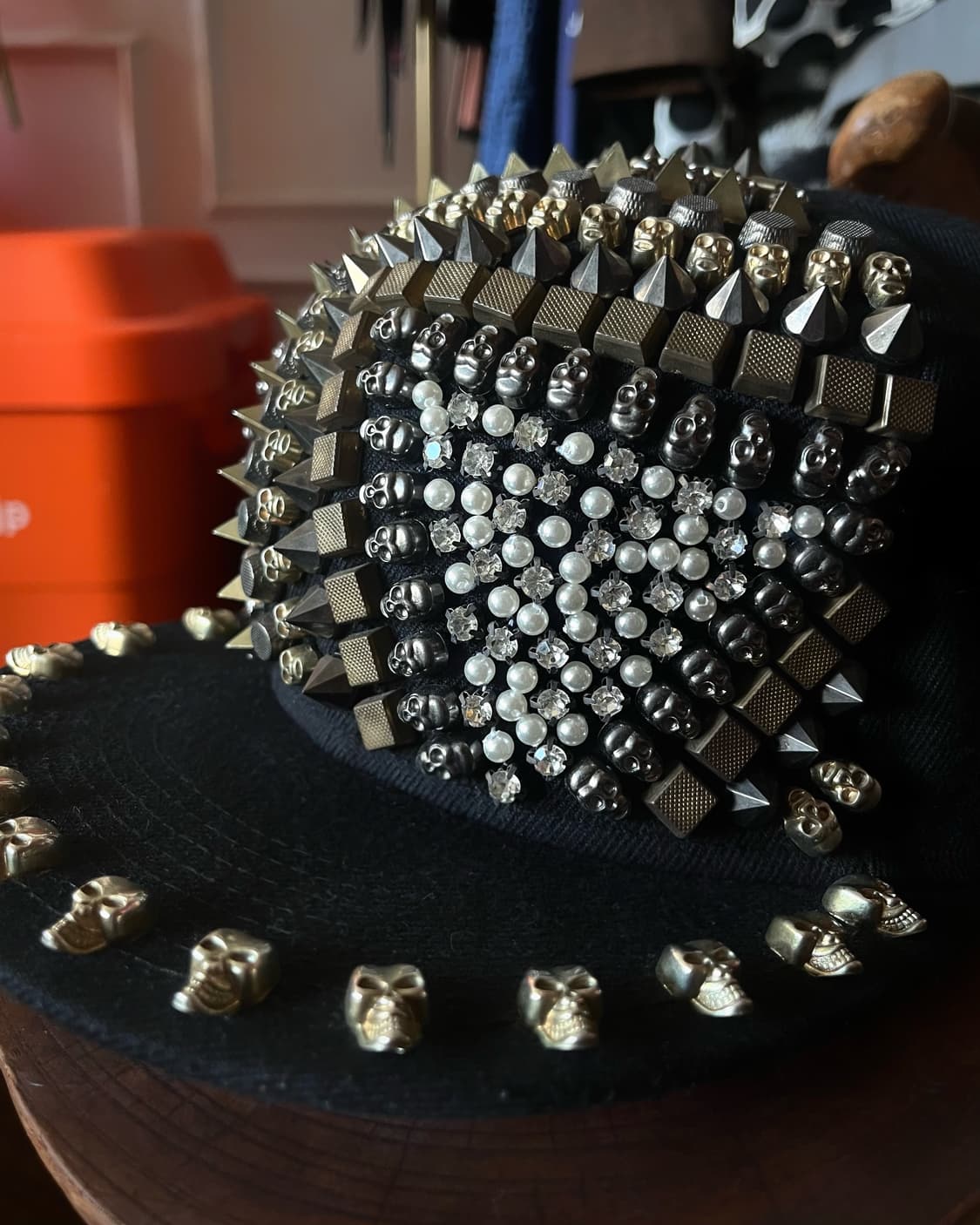 Jpn Vintage V-Kei Jewel Trim Trucker Cap 상품이미지7