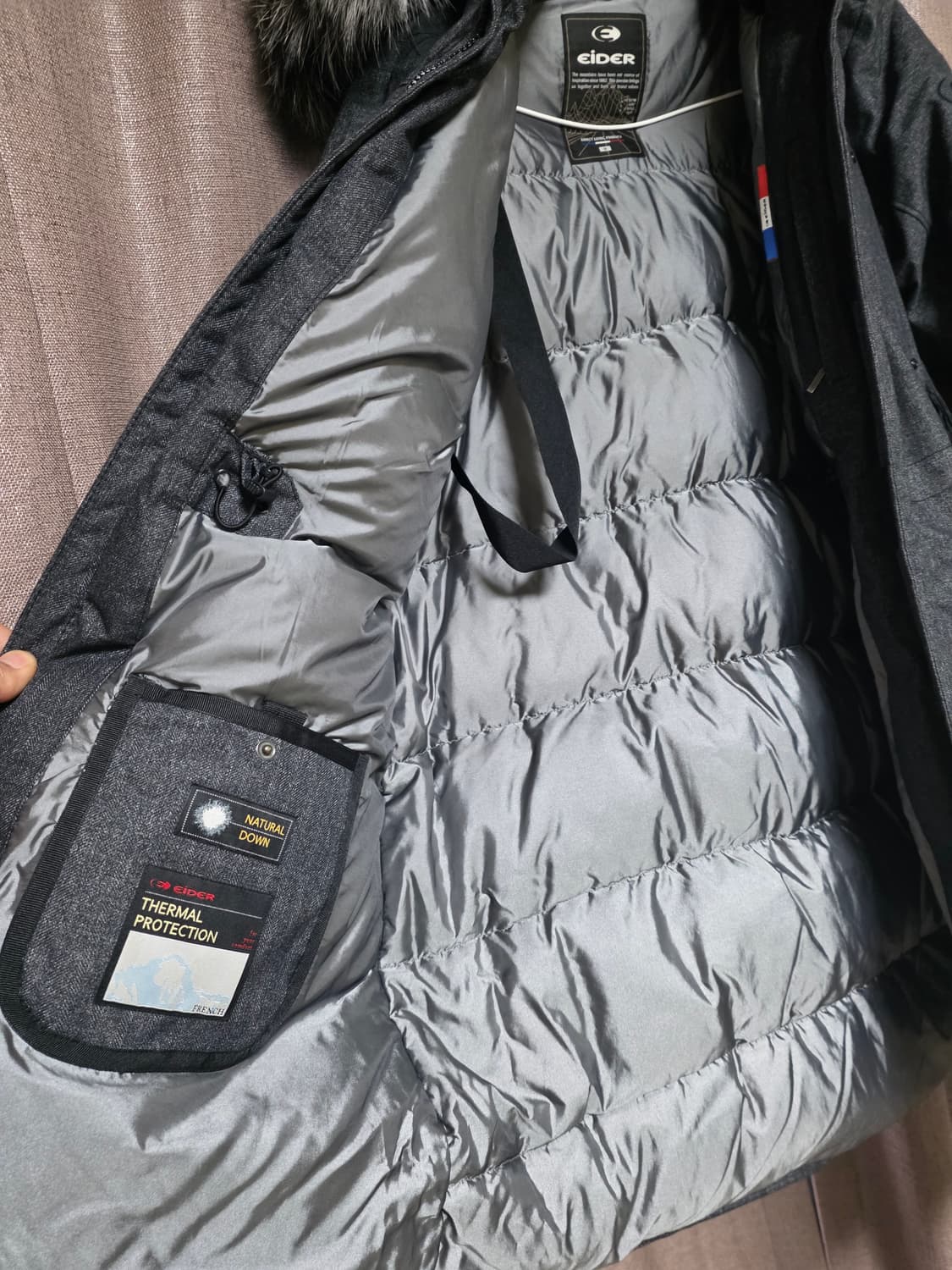 아이더구스패딩 M 상품이미지5