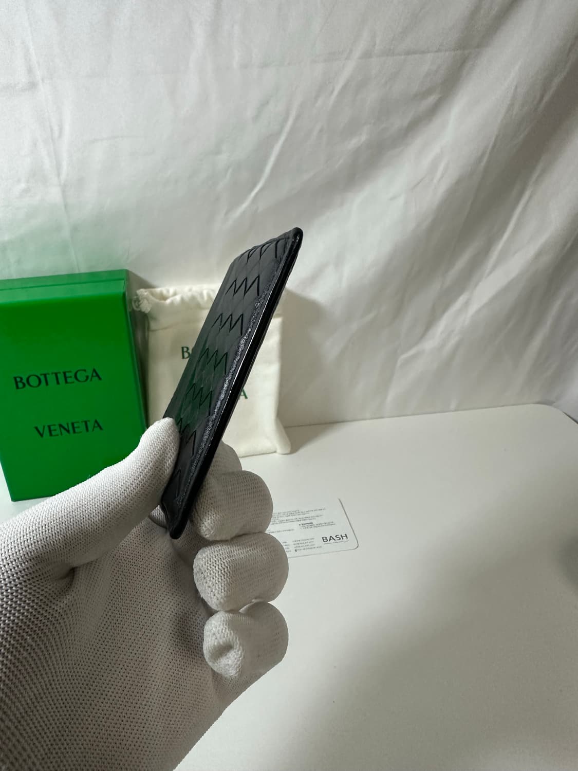 보테가베네타 인트레아치토 카드지갑 블랙 (OS)  상품이미지5