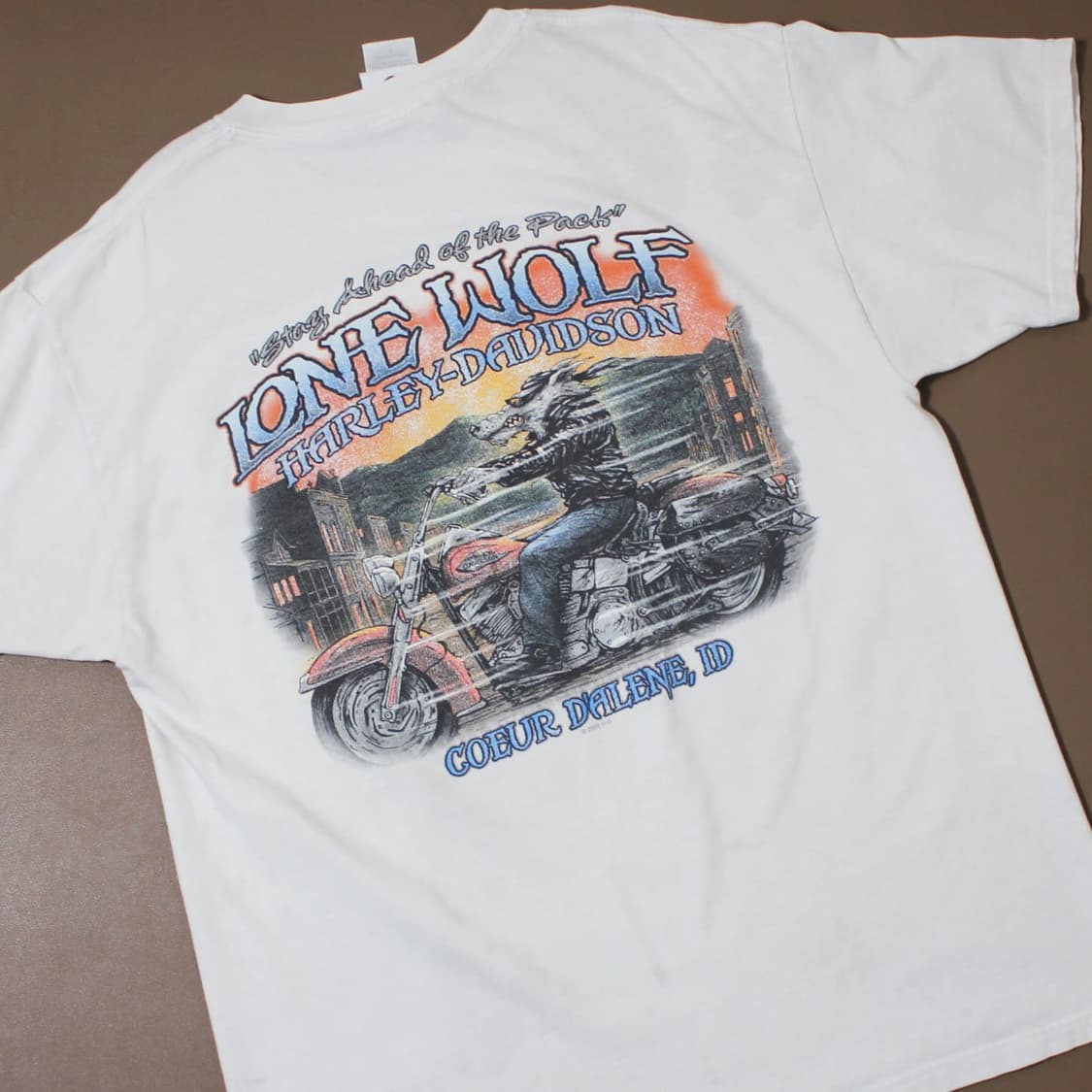 Harley Davidson 바이크 프린팅 반팔 상품이미지5