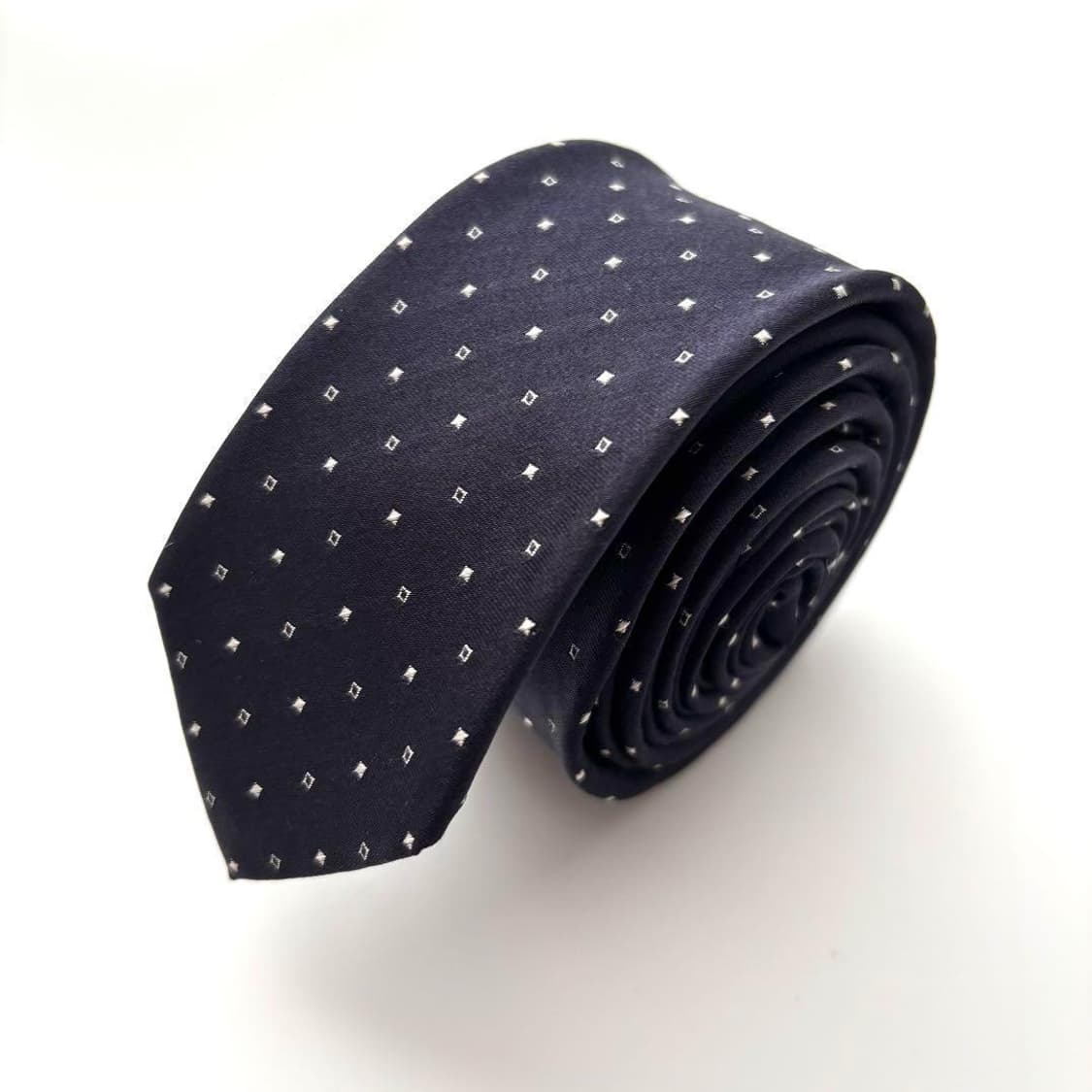 디올옴므 실크 슬림 넥타이 네이비 상품이미지7