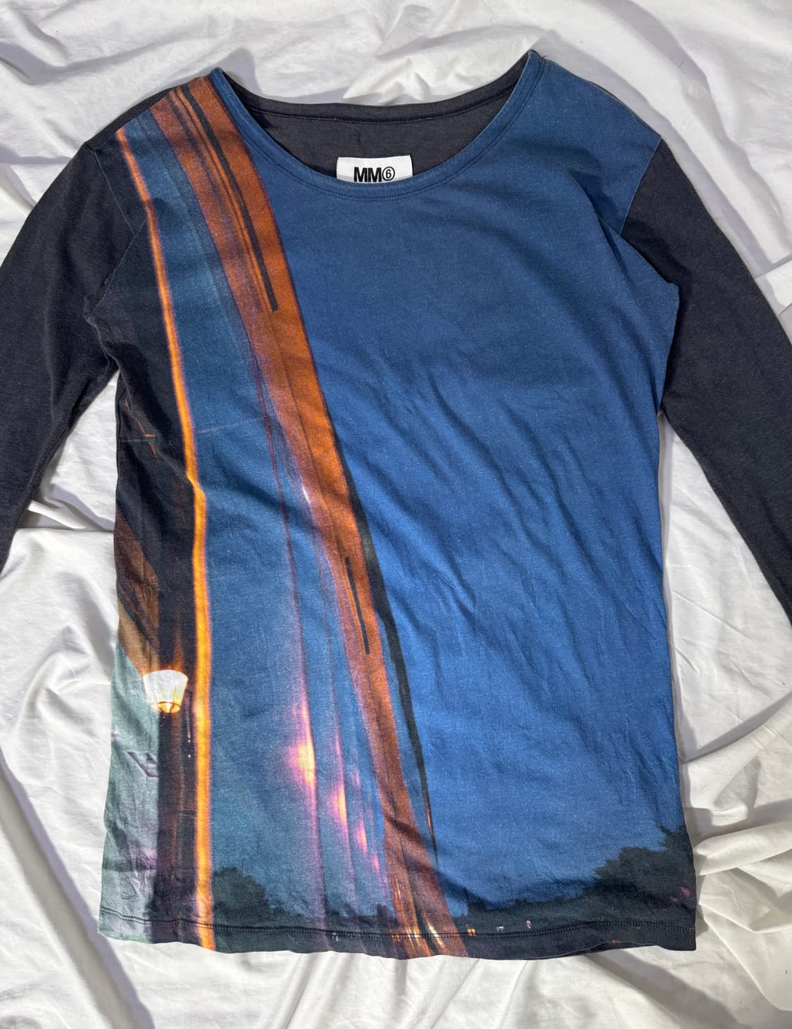 14aw mm6 그래픽 롱슬리브 메종 마르지엘라 상품이미지6