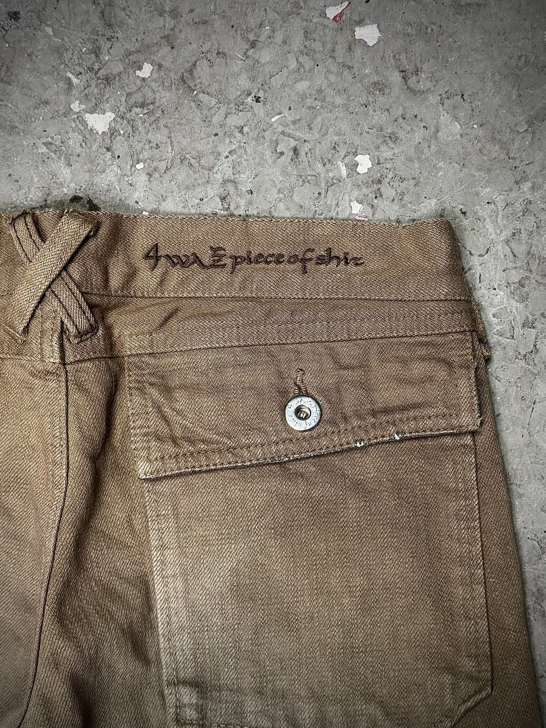 Sand Beige Belted Cargo Shorts 상품이미지6