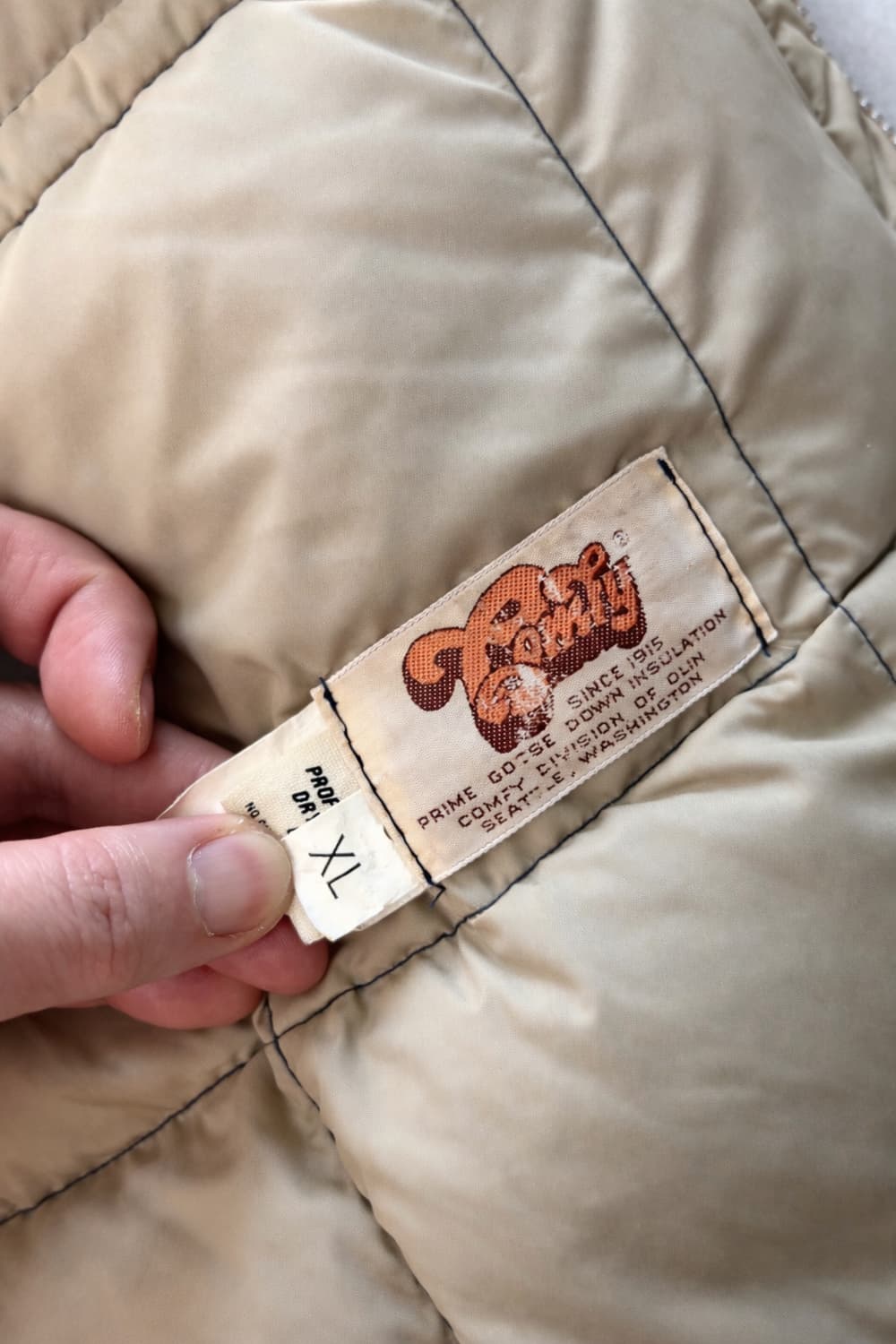 70s Comfy 구스 다운 자켓 XL 상품이미지8