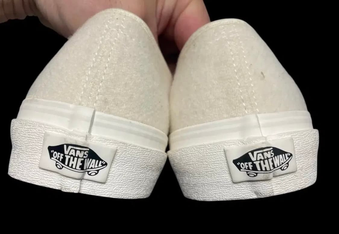 반스 어센틱 펠트 화이트 사이즈 280 상품이미지5