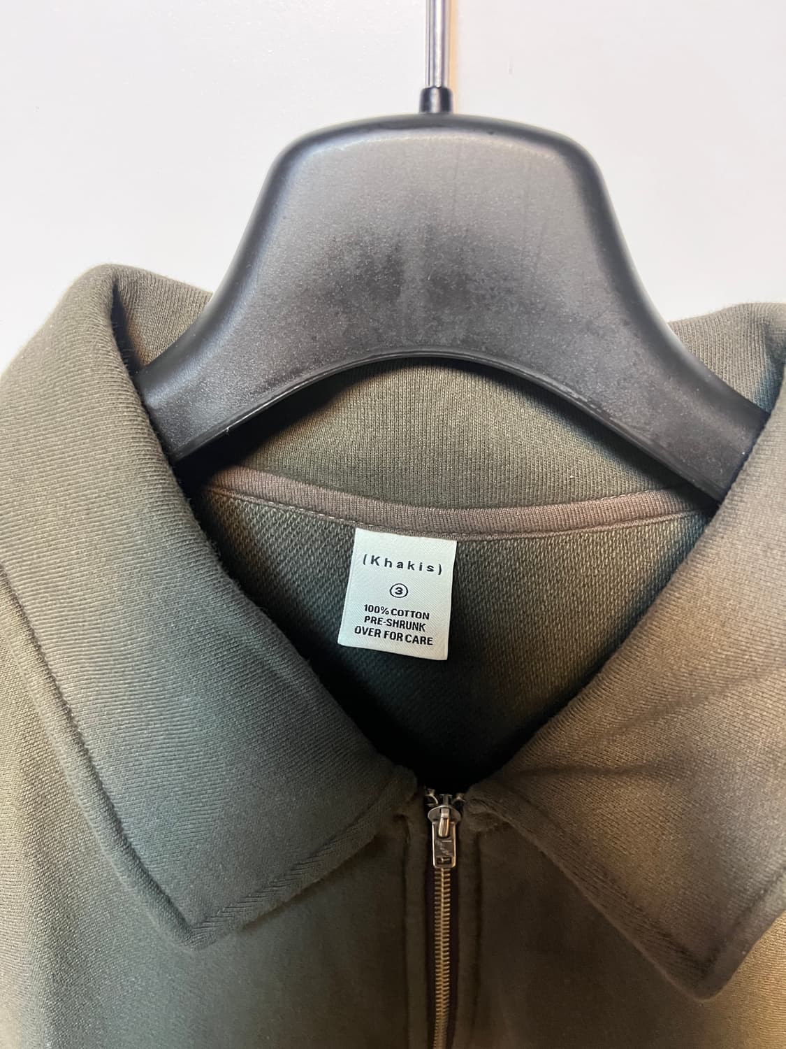 카키스 쿼터 집업 풀오버 브라운 상품이미지4