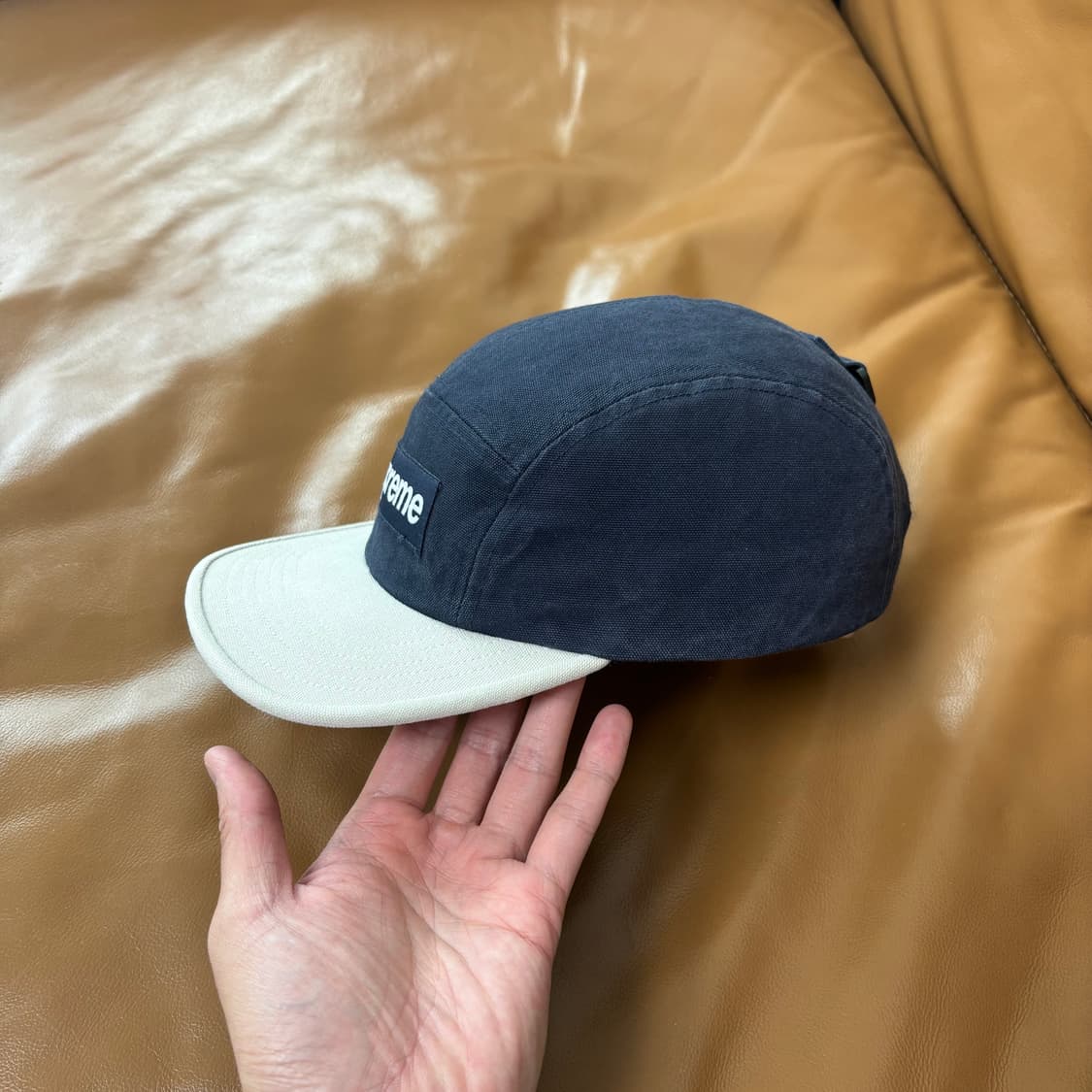 Supreme 슈프림 벤틸 네이비 캠프캡 모자 (Ventile Navy) 상품이미지5