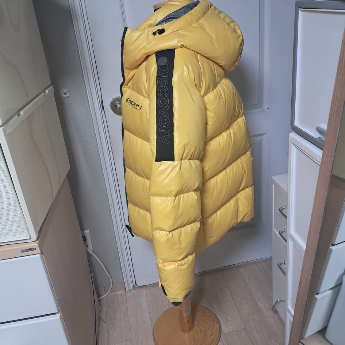 디스커버리 옐로우 헤비 패딩 덕다운 95 상품이미지2