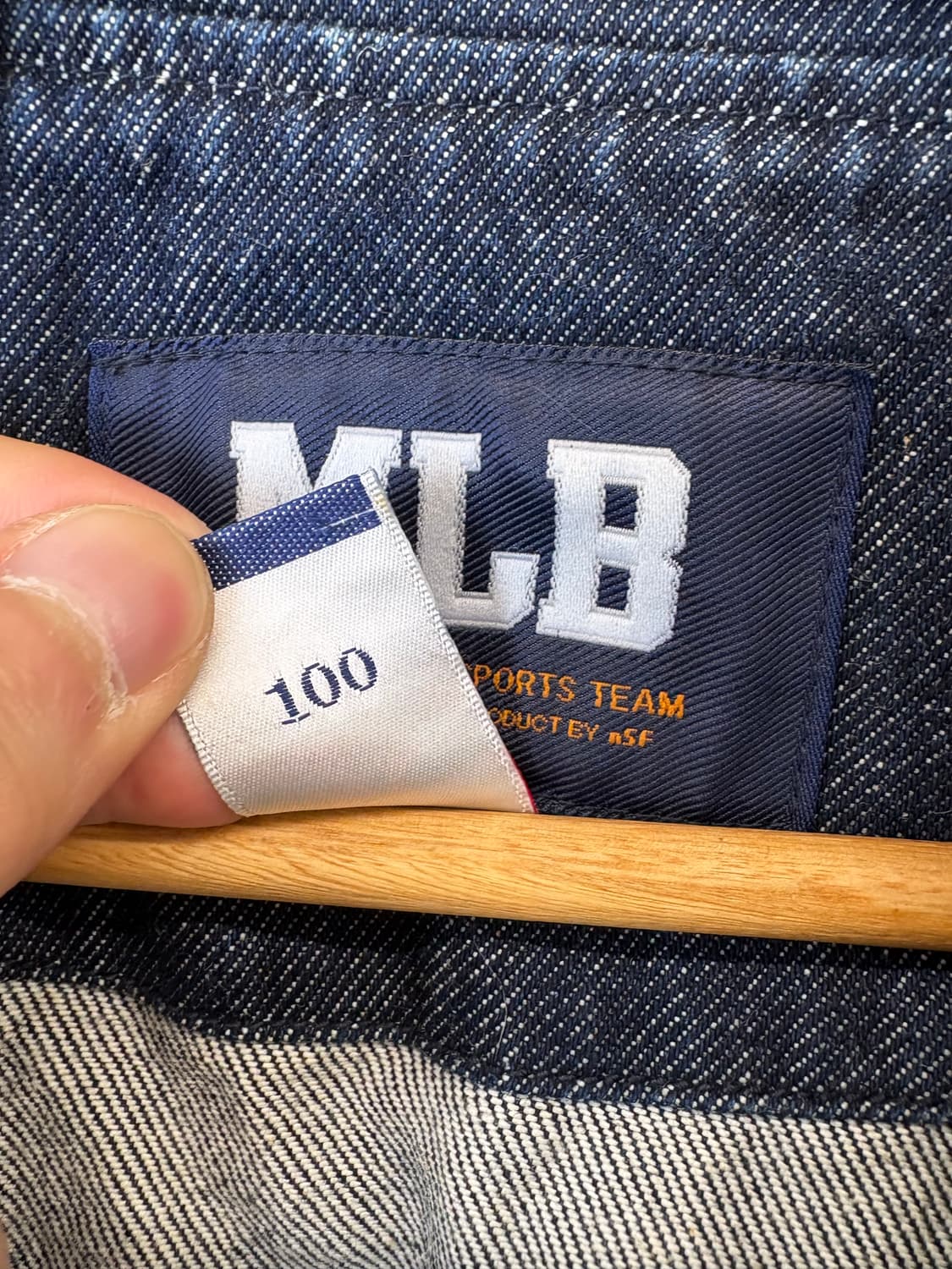 MLB 엠엘비 90s 올드스쿨 다저스 데님 자켓 상품이미지8