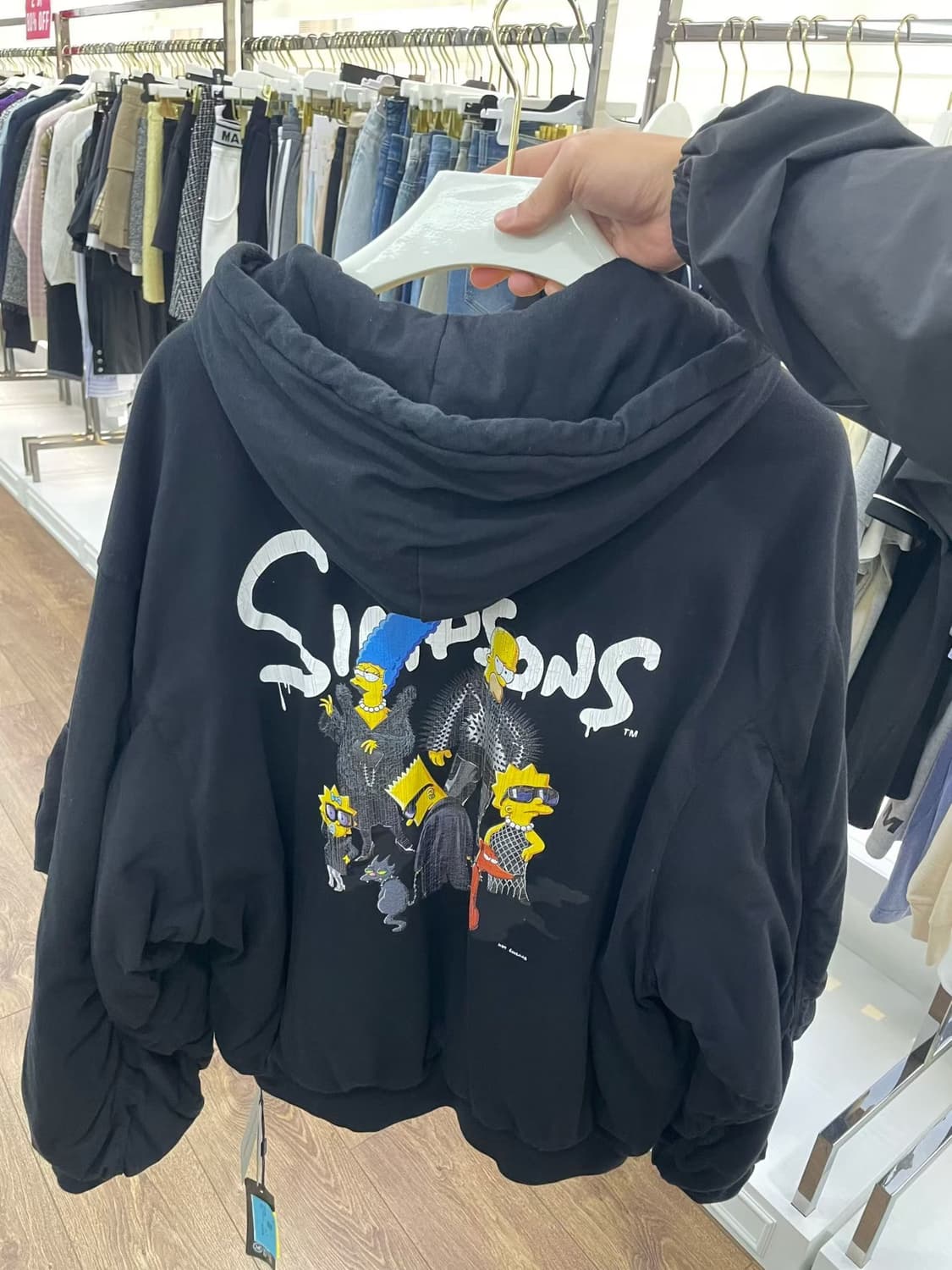 발렌시아가 심슨 후드 봄버 자켓  상품이미지2