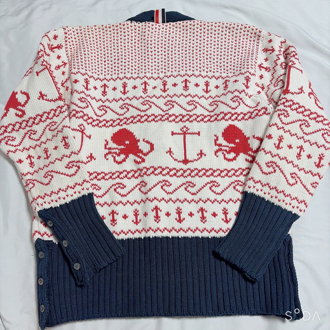 톰브라운 14F/W 페어아일 문어 가디건 (3) 상품이미지2