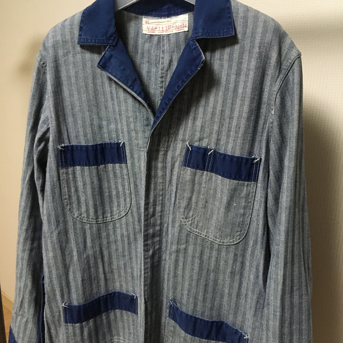USA Made Herringbone Shop Coat 상품이미지4