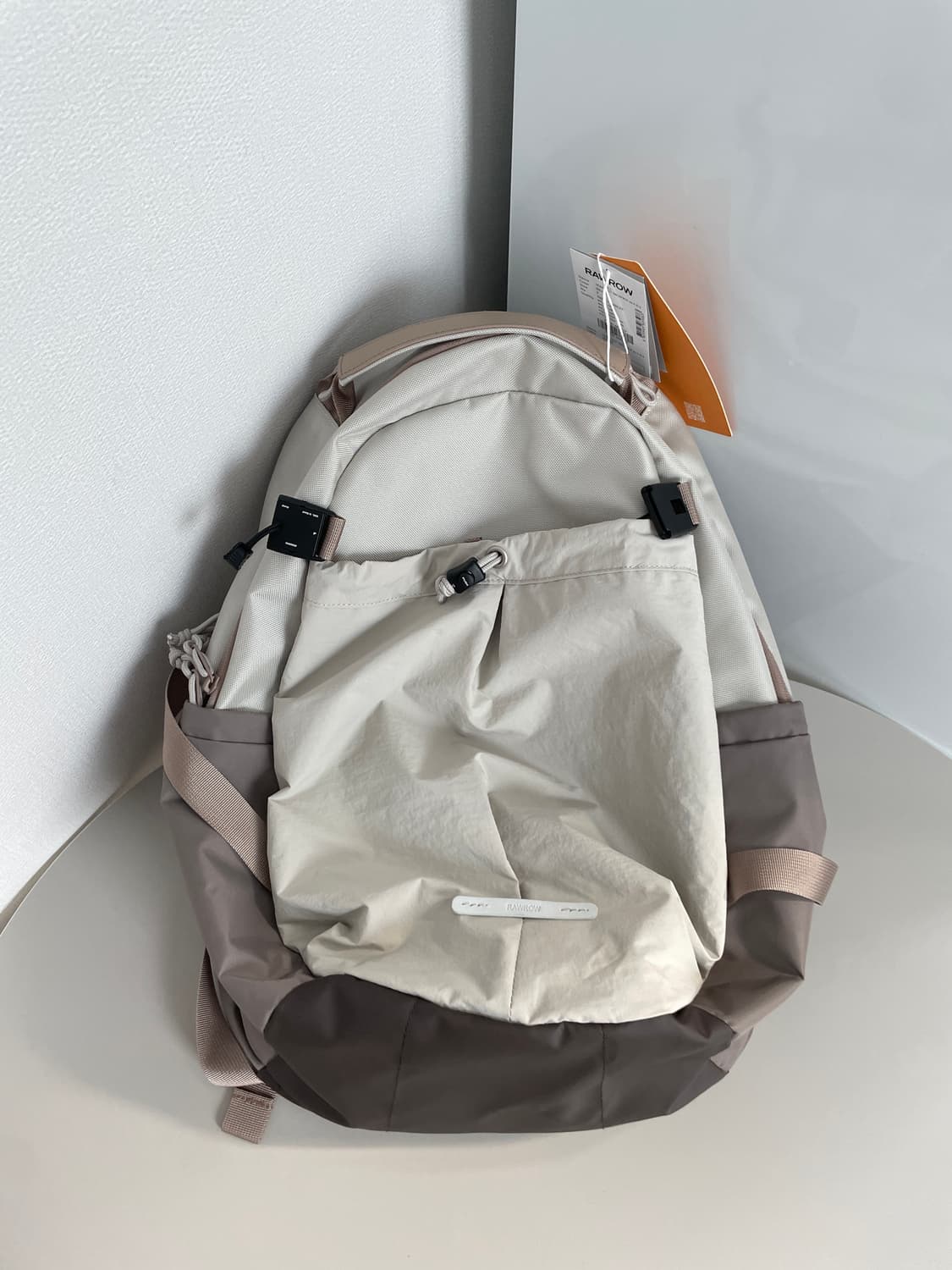 로우로우 RAWROW 헤비듀티 백팩 베이지 택포함 새상품 상품이미지2