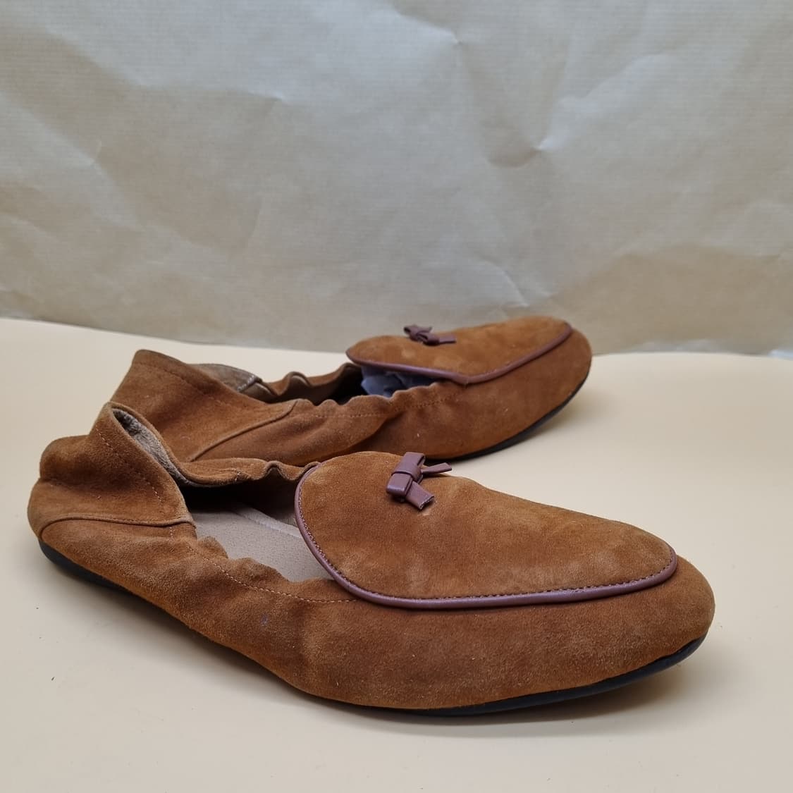 나무하나 스웨이드 여성플렛슈즈 255 상품이미지1