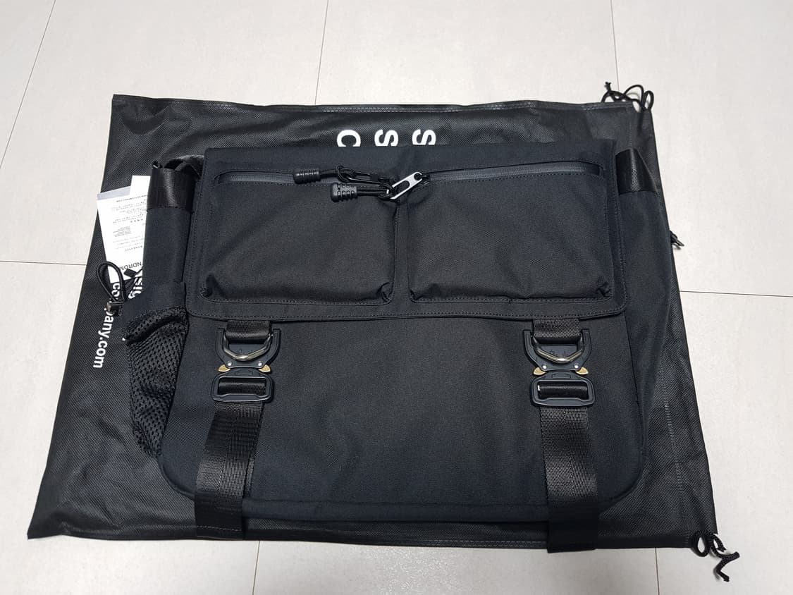 SSY 3D 더블포켓 버클 메신저 크로스백 상품이미지1