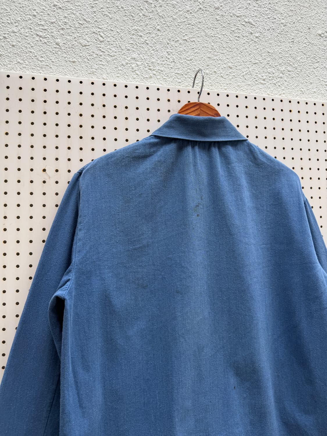 1970s FADED LIGHT GREY BLUE 빈티지 프렌치워크자켓 상품이미지9