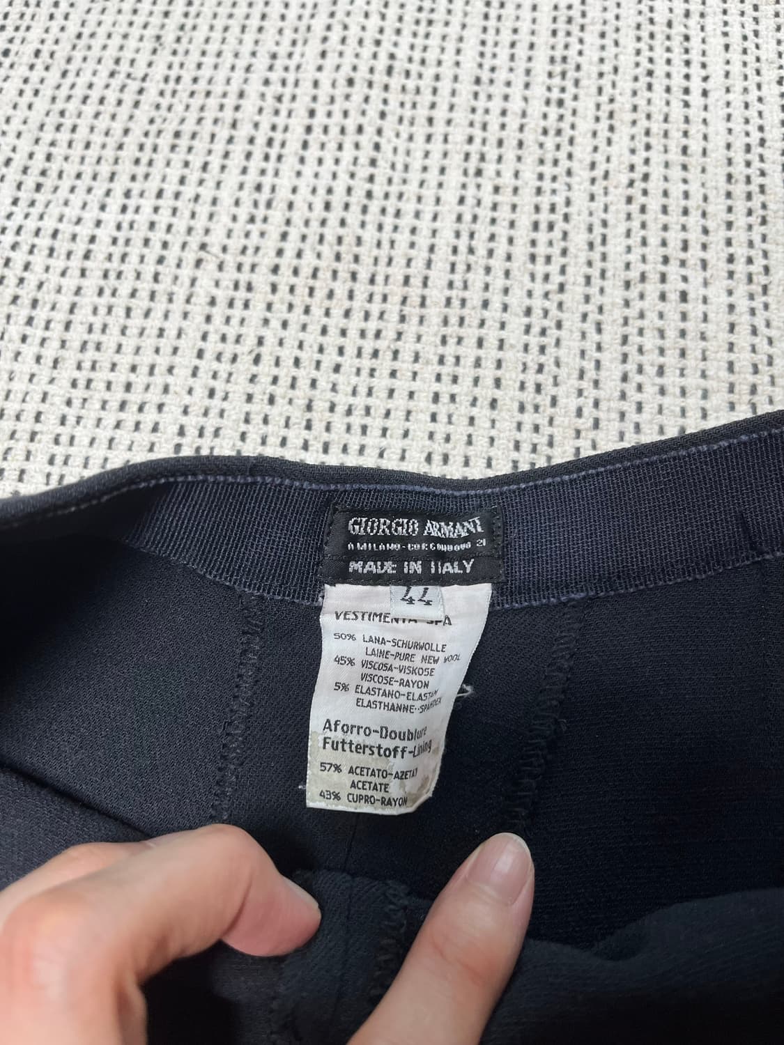 giorgio armani black label trouser 상품이미지3