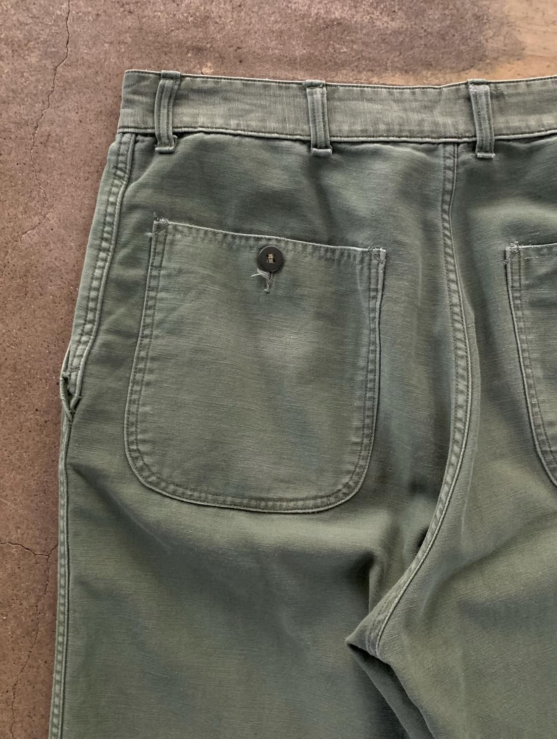 [32] 1950s USMC Cotton Satin Trousers 상품이미지6